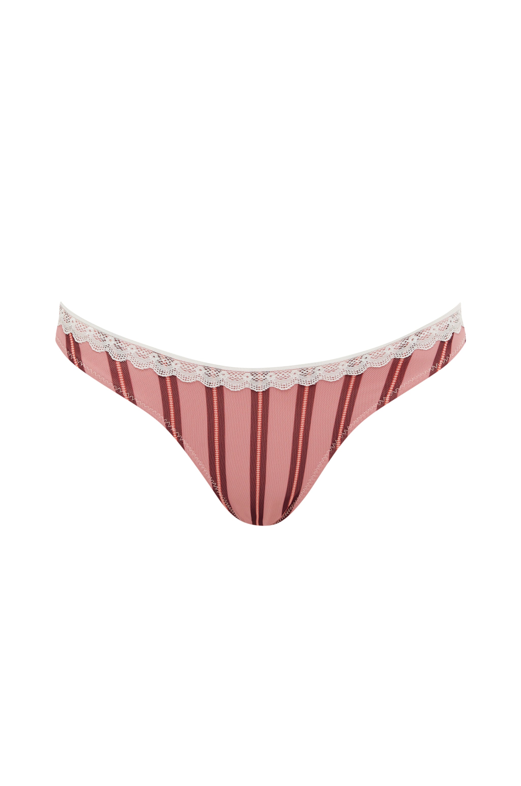 Jeanie Bikini Bottom | Pink Stripe - Image 7