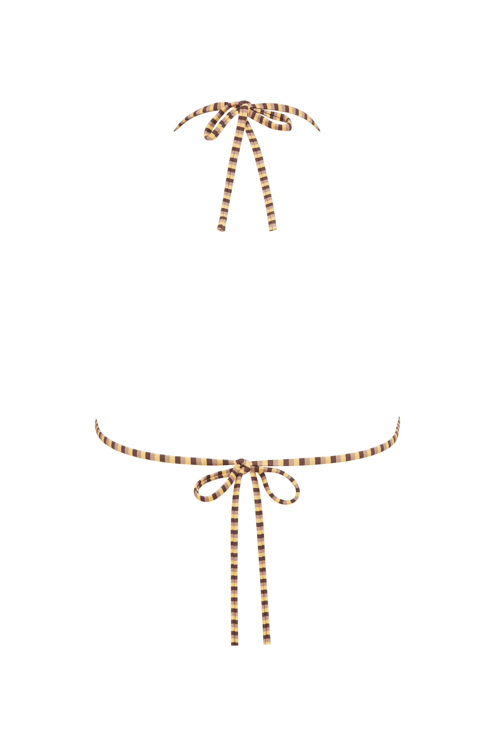 Juni Bikini Top | Amber Stripe - Image 10