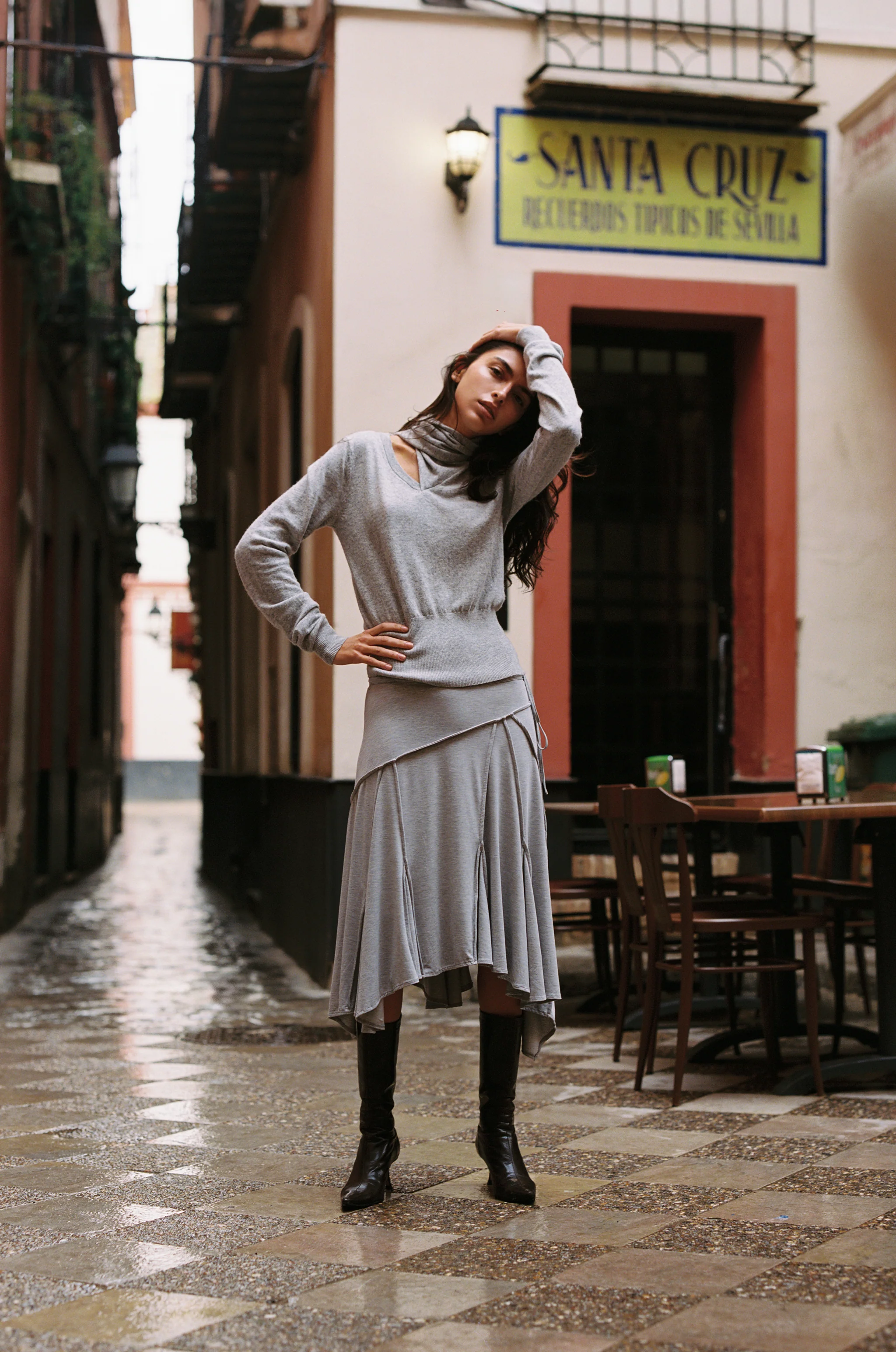 Phoebe Top | Grey