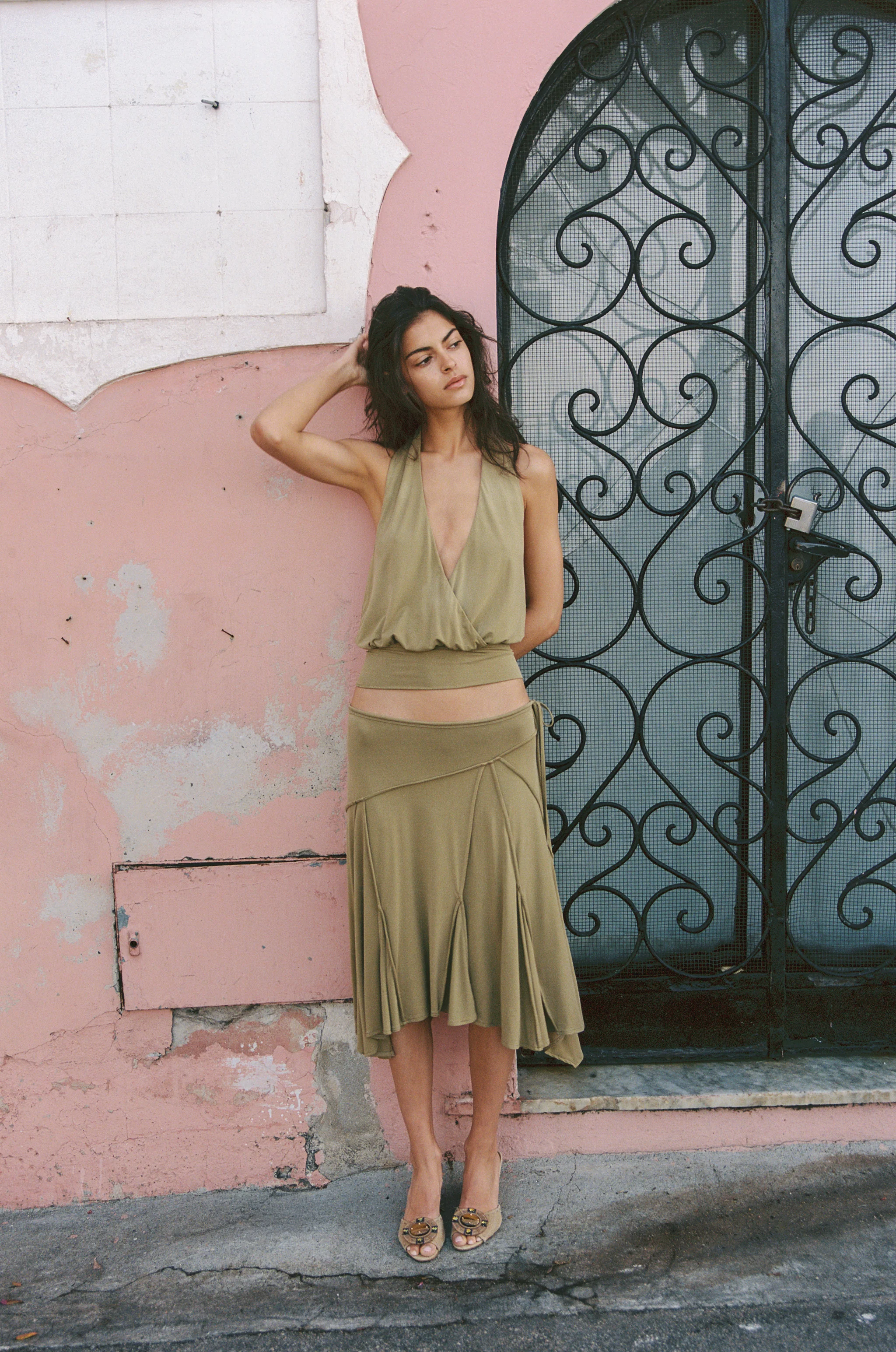 Sharni Skirt | Olive - Image 6