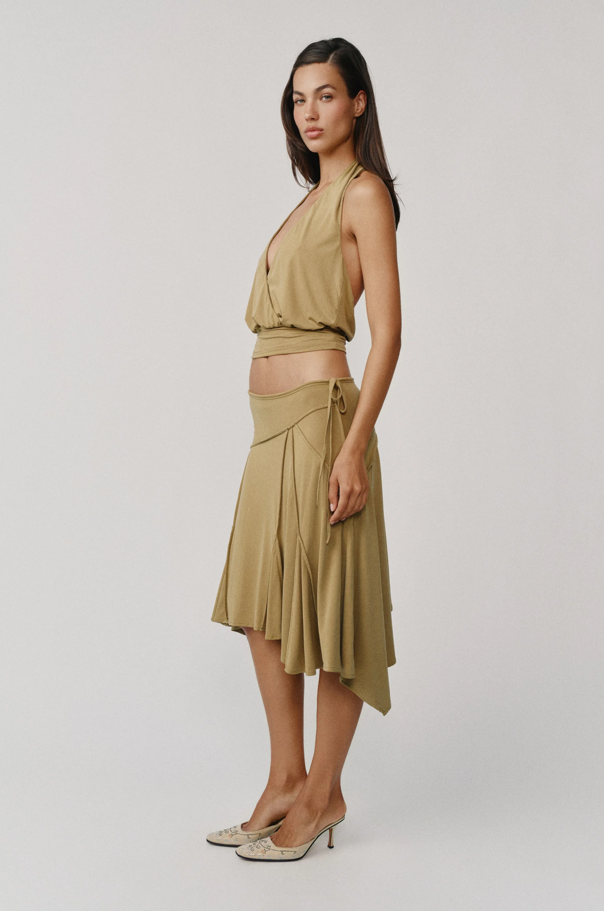 Sharni Skirt | Olive - Image 7